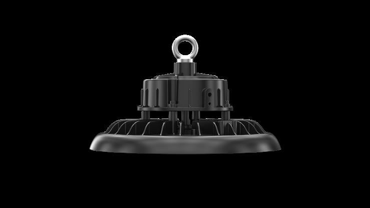 LED-UFO-HighBay PRO, 100 W, 150lm/W, 5000 K, IP65, IK08, Sosen Driver, Philips LED, 120°