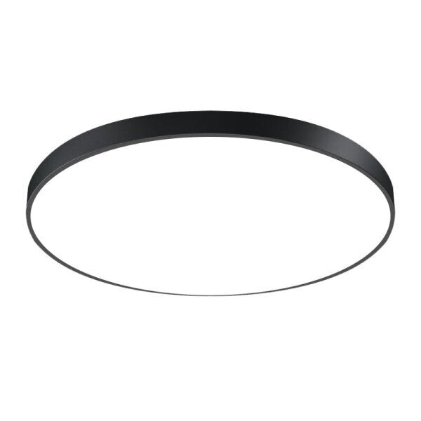 LED-Deckenleuchte, 30 W, 2250 lm, schwarz, 3000 K.