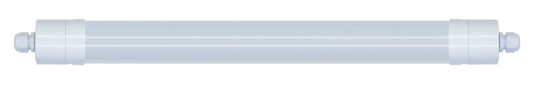 4er Pack LED Feuchtraumleuchte PRO, 65cm, 18W, 2070 lm, 4000K (neutralweiß), IP65, OSRAM-Netzteil, Steckklemme, durchschleifbar.