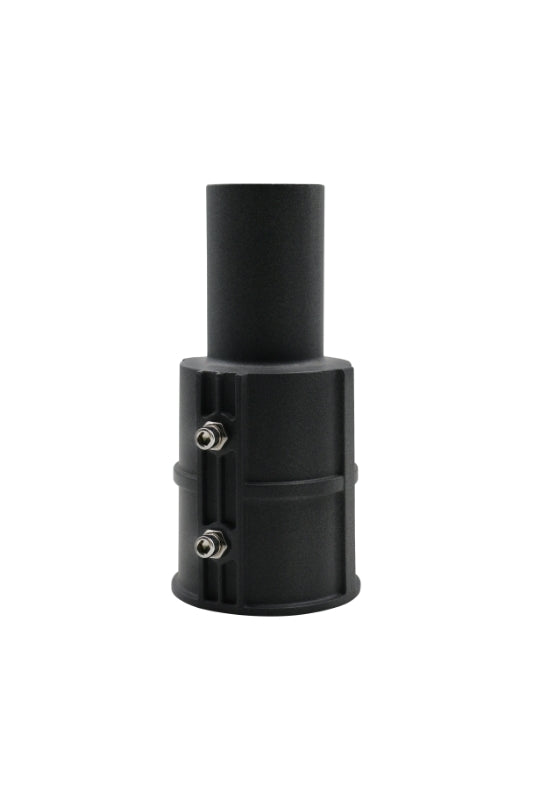 Straßenleuchten Adapter, 80 zu 60 mm, in schwarz, fix.