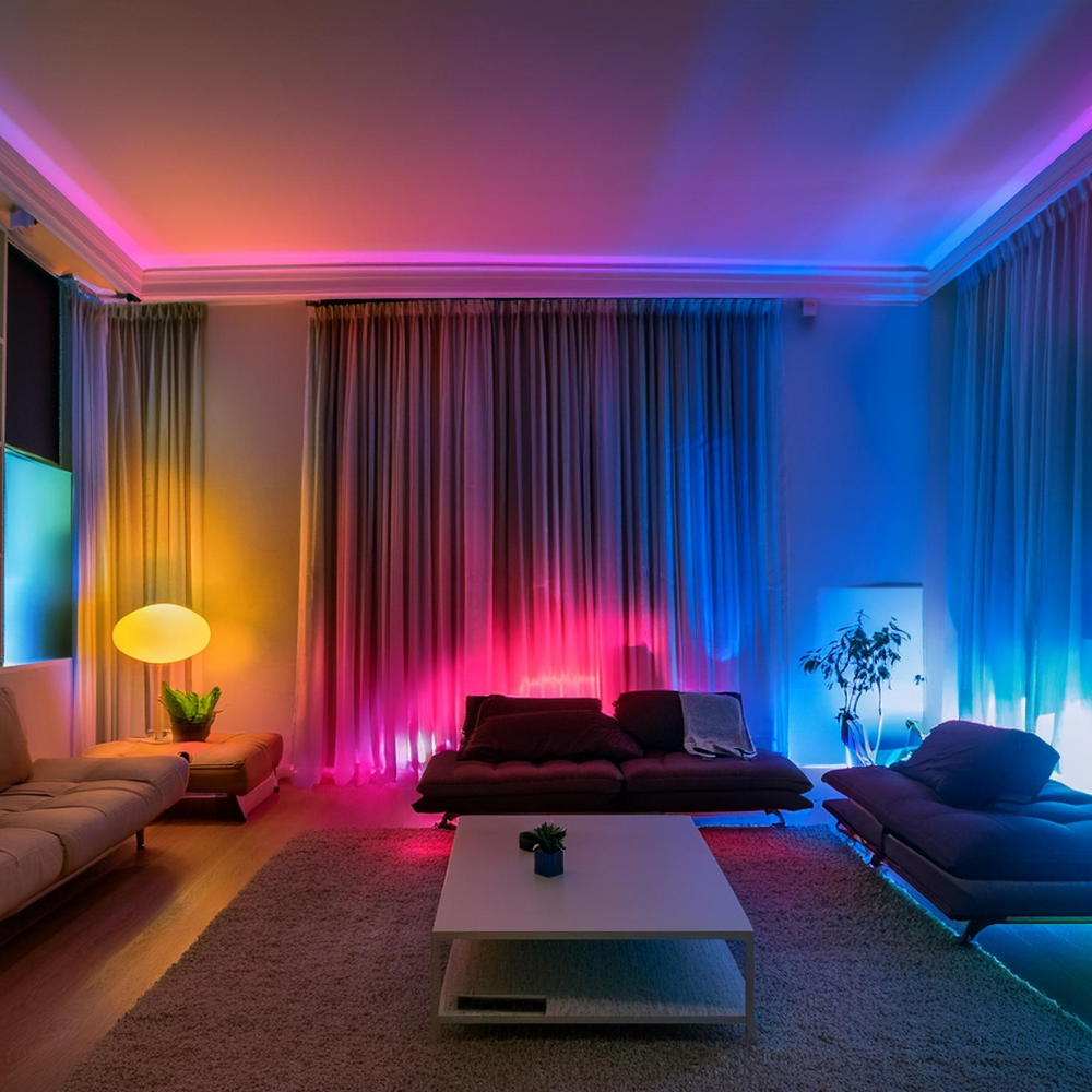 LED RGB+CCT Leuchtmittel, E27, A60, 9W, 906lm, SMART, Tuya App steuerbar.