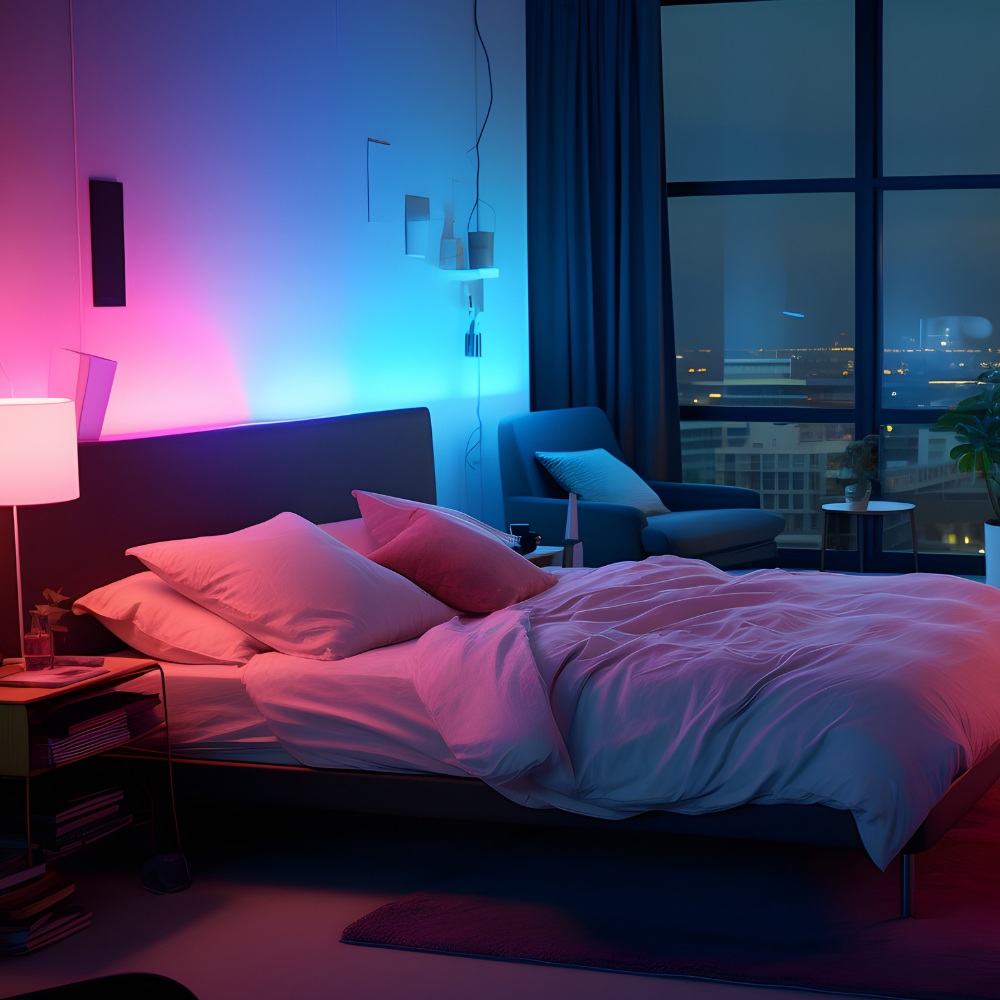 LED RGB+CCT Leuchtmittel, E14, Kerze B37, 5W, 464lm, SMART, Tuya App steuerbar, Kerze.