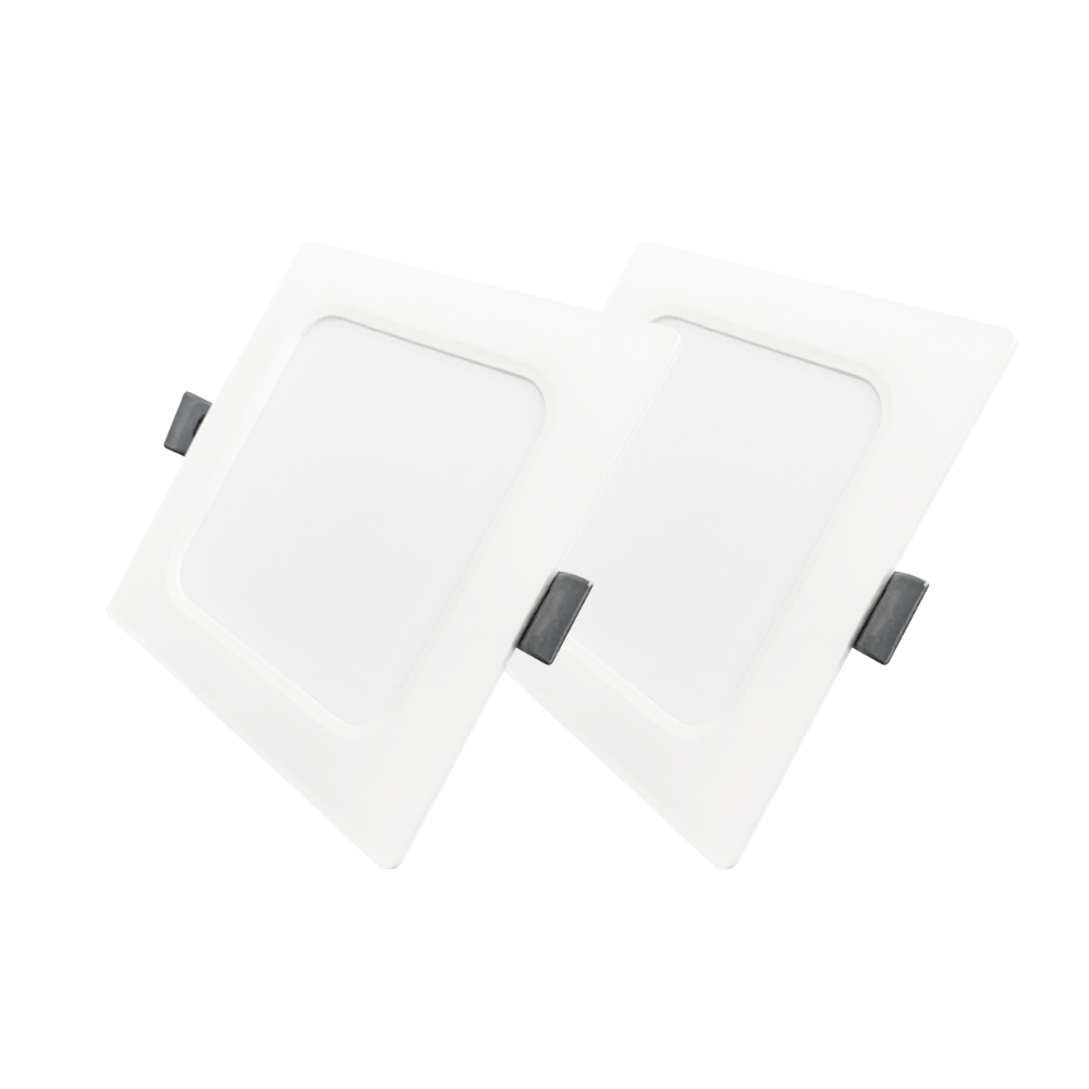 LED Einbauleuchte in Weiß, 24 W, 230 V, IP44-geschützt, 2400 lm, Lichtfarbe einstellbar, 295x29 mm, Einbaustrahler mit Diffusor, Badezimmer Deckenleuchte