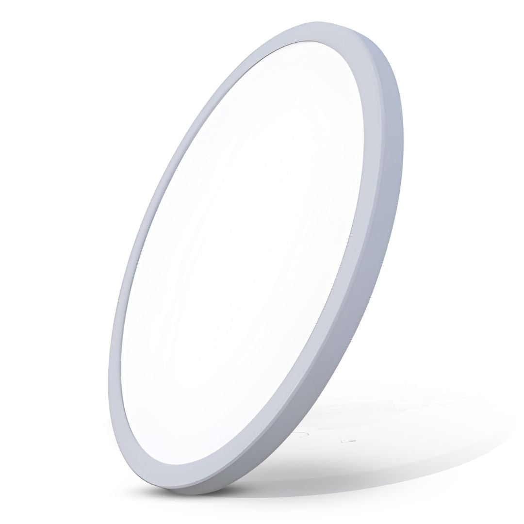 LED CCT Ein-/Aufbauleuchte, 24W, 2565 lm, ø300x17mm, 3000-4000-6000K einstellbar, Lochdurchm. variabel.