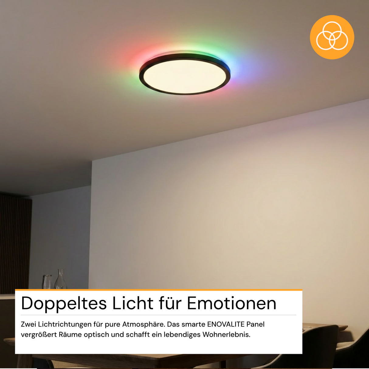 Smartes RGB Panel, 18 W, 1880 lm, CCT dimmbar
