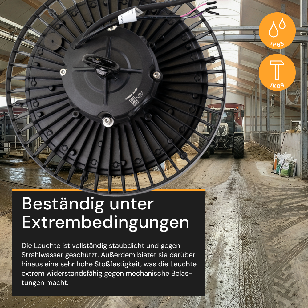 LED HighBay UFO, 200 W, 34000 lm, 4000 K (neutralweiß)