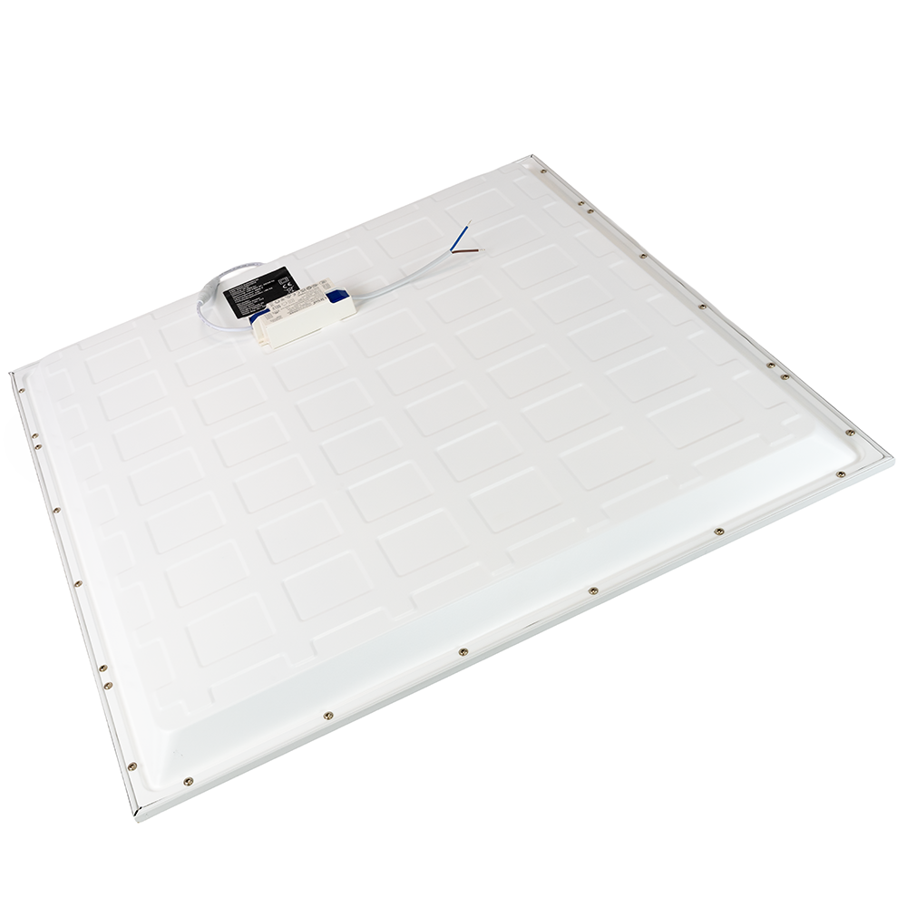 5er Pack LED-Panel mit runder Leuchtfläche, 62x62 cm, 30 W, 3600 lm, 4000 K (neutralweiß), Lifud Netzteil.