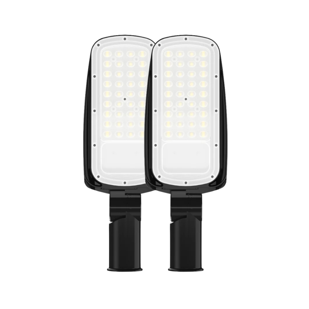 2er Pack LED-Straßenleuchte, 150 W, 21000 lm, 5000 K (neutralweiß), IP65.