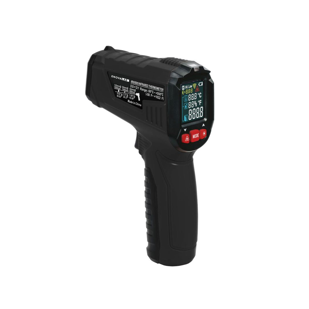 Infrarot-Thermometer, -50 bis +550 °C.