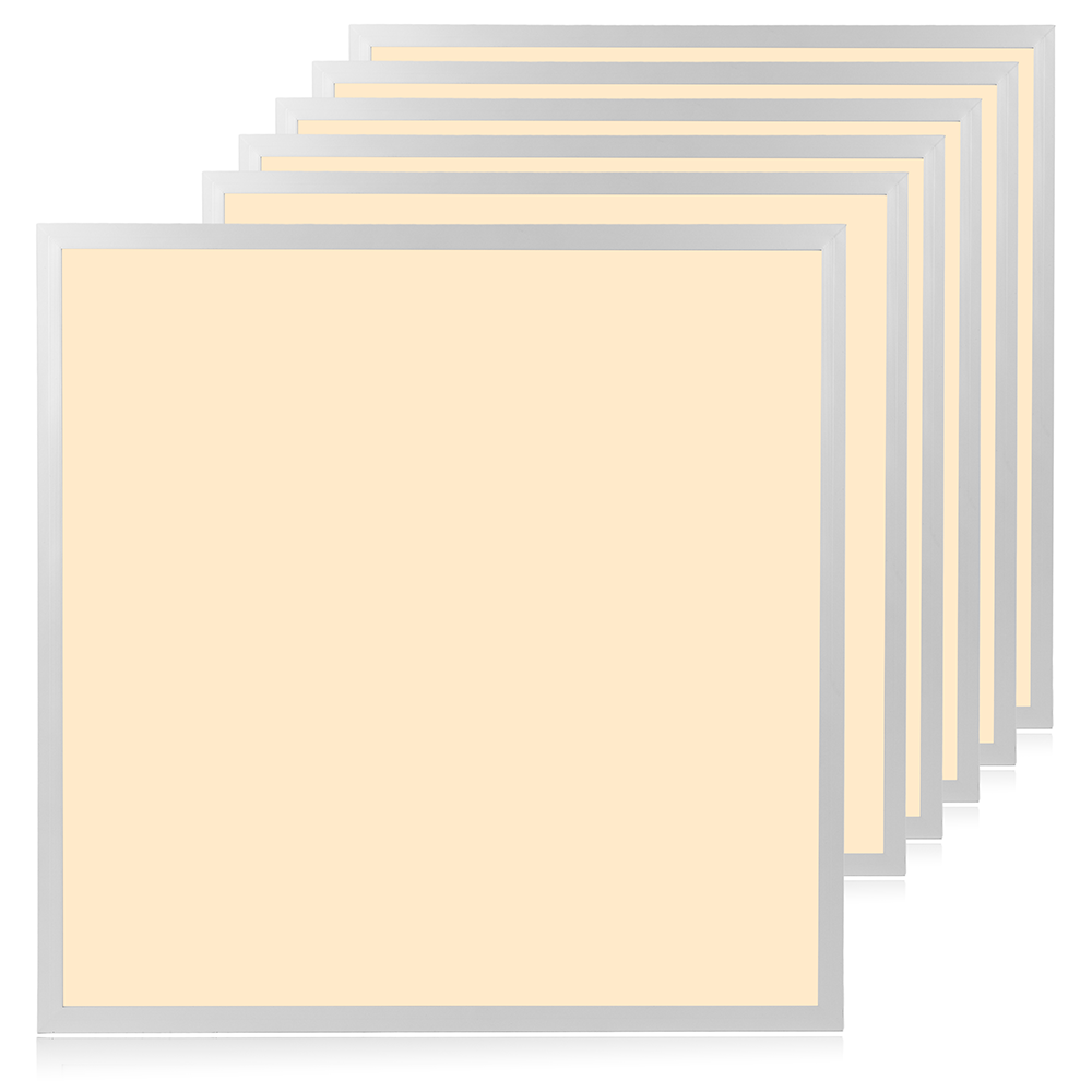 6er Pack LED BackLit Panel, 62x62, 40W, 4400 lm, 3000K, 110°, IP44