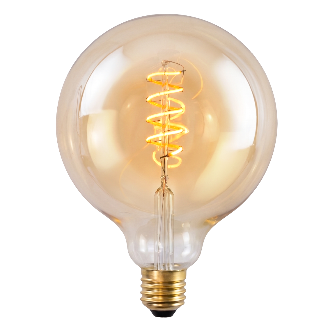 LED Filament Leuchtmittel, BULB, G125, E27, 4 W, 265 lm, 2200K, dimmbar.