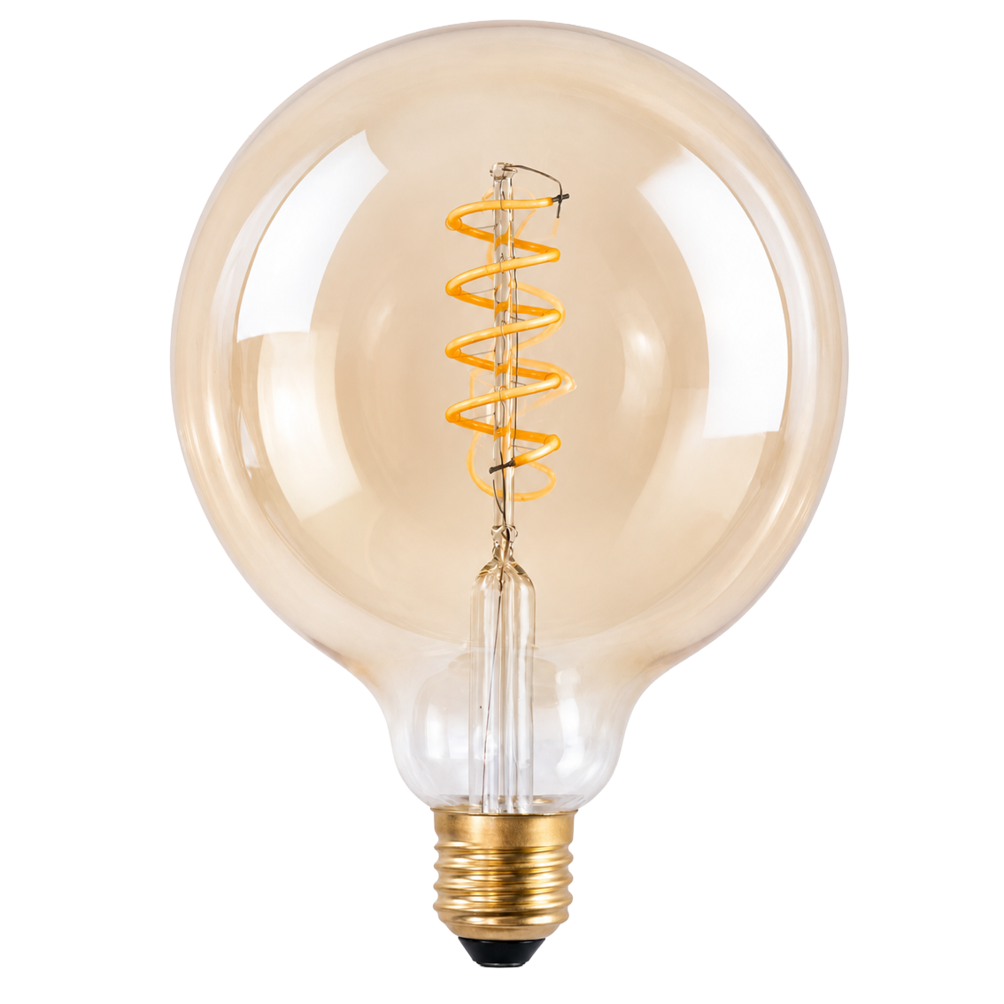 LED Filament Leuchtmittel, BULB, G125, E27, 4 W, 265 lm, 2200K, dimmbar.