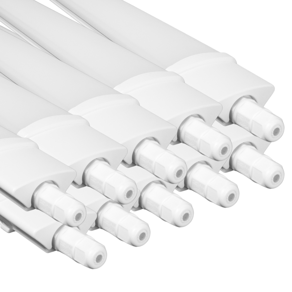 10er Set LED Feuchtraumleuchte, 36W, 3250lm, 4000K, 1200mm, IP65, mit Quick Connector.