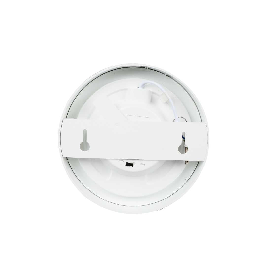 LED CCT Aufbauleuchte, 6W, 525 lm, ø122x35mm, 3000-4000-6000K einstellbar, mit Diffusor, rund.