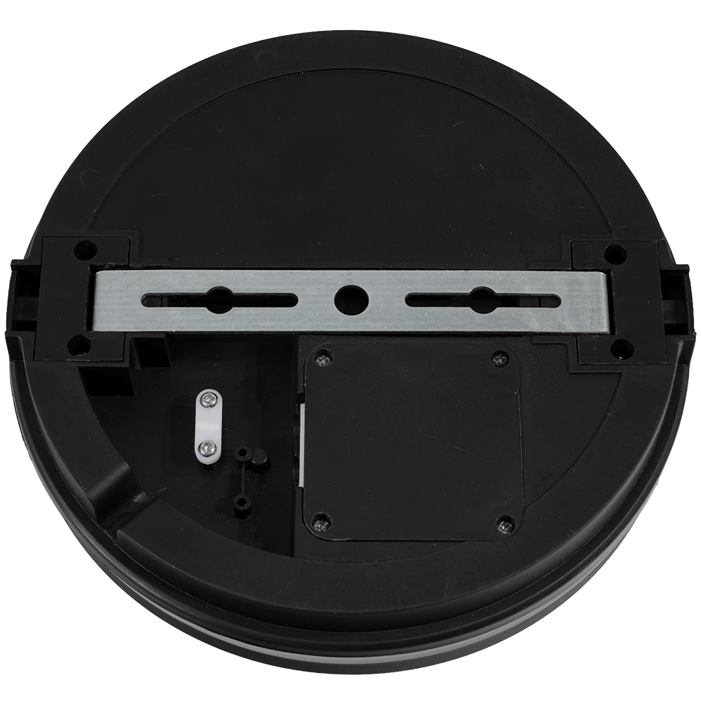 Moderne LED-Deckenlampe, schwarz/weiß, rund, 30 W, 3000 lm, Lichtfarbe einstellbar, Ø30 cm, IP65-wassergeschützt, Schnellverbinder, Innen- und Außenlampe