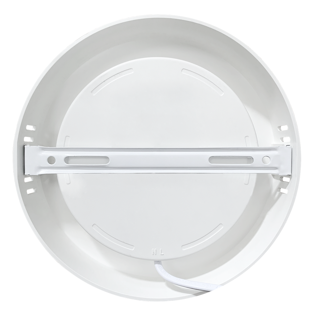 LED Aufbauleuchte in Weiß, 12 W, 230 V, IP44-geschützt, 1200 lm, Lichtfarbe einstellbar, Ø175x34 mm, Deckenleuchte mit Diffusor, Badezimmerlampe