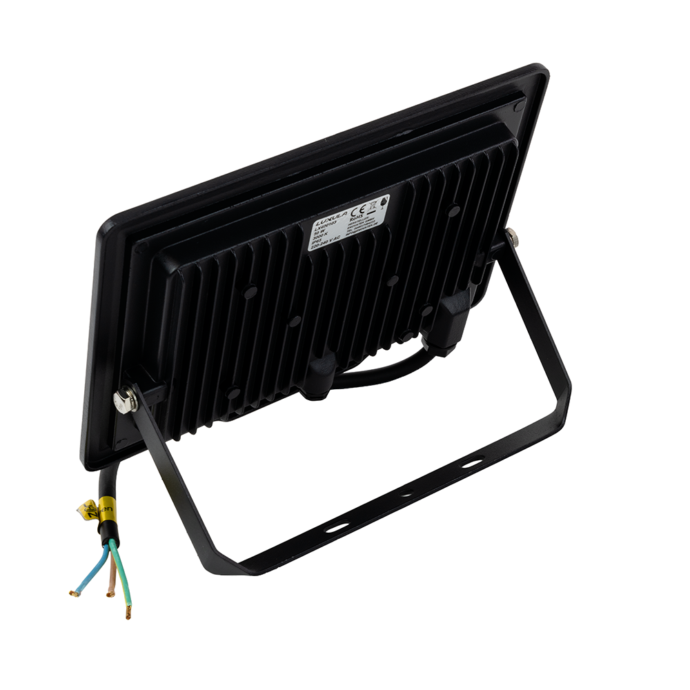 2er Pack LED-Fluter, 50 W, 4000 K (neutralweiß), 5000 lm, schwarz, IP65.