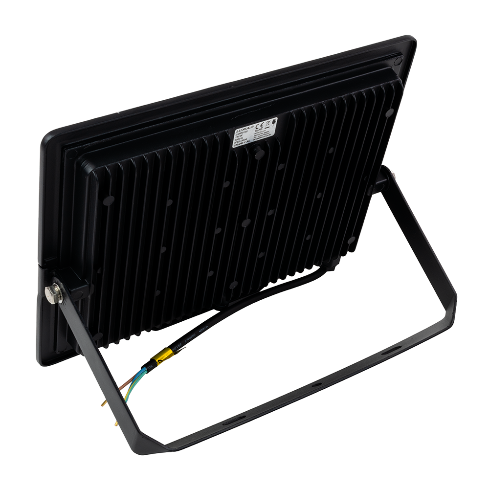 LED-Fluter, 150 W, 4000 K (neutralweiß), 15000 lm, schwarz, IP65.
