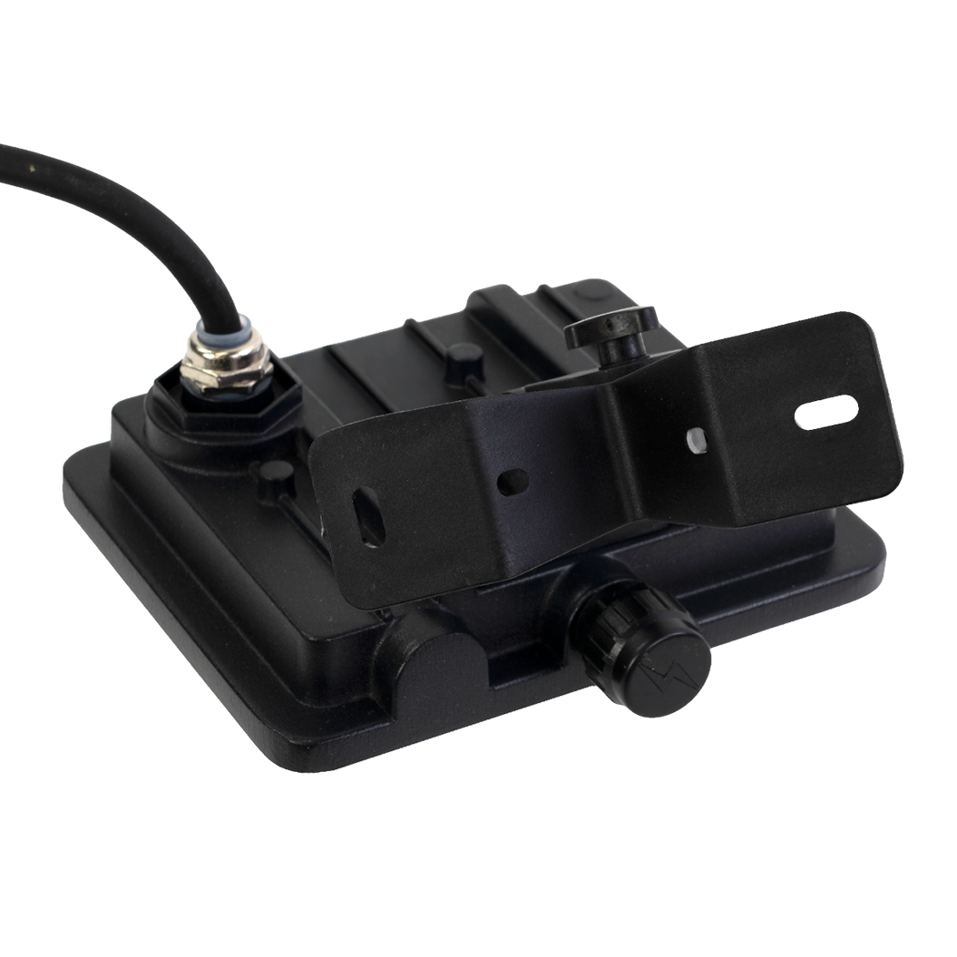 LED-Fluter, BeamPlug, 20 W, 4000 K (neutralweiß), 2400 lm, schwarz, energiesparend, verstellbare Leuchtrichtung, Plug-In Sensor Vorrichtung, IP65 Kabelverbinder, Wand- & Eckmontage