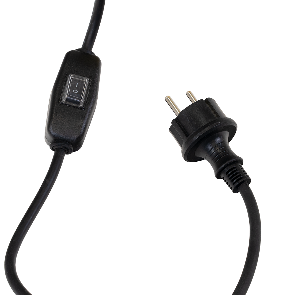 LED Baustrahler mit Stativ, 2x 50 W, 4000 K (neutralweiß), 10000 lm, IP65, Schutzkontaktstecker, Ein/Aus-Schalter