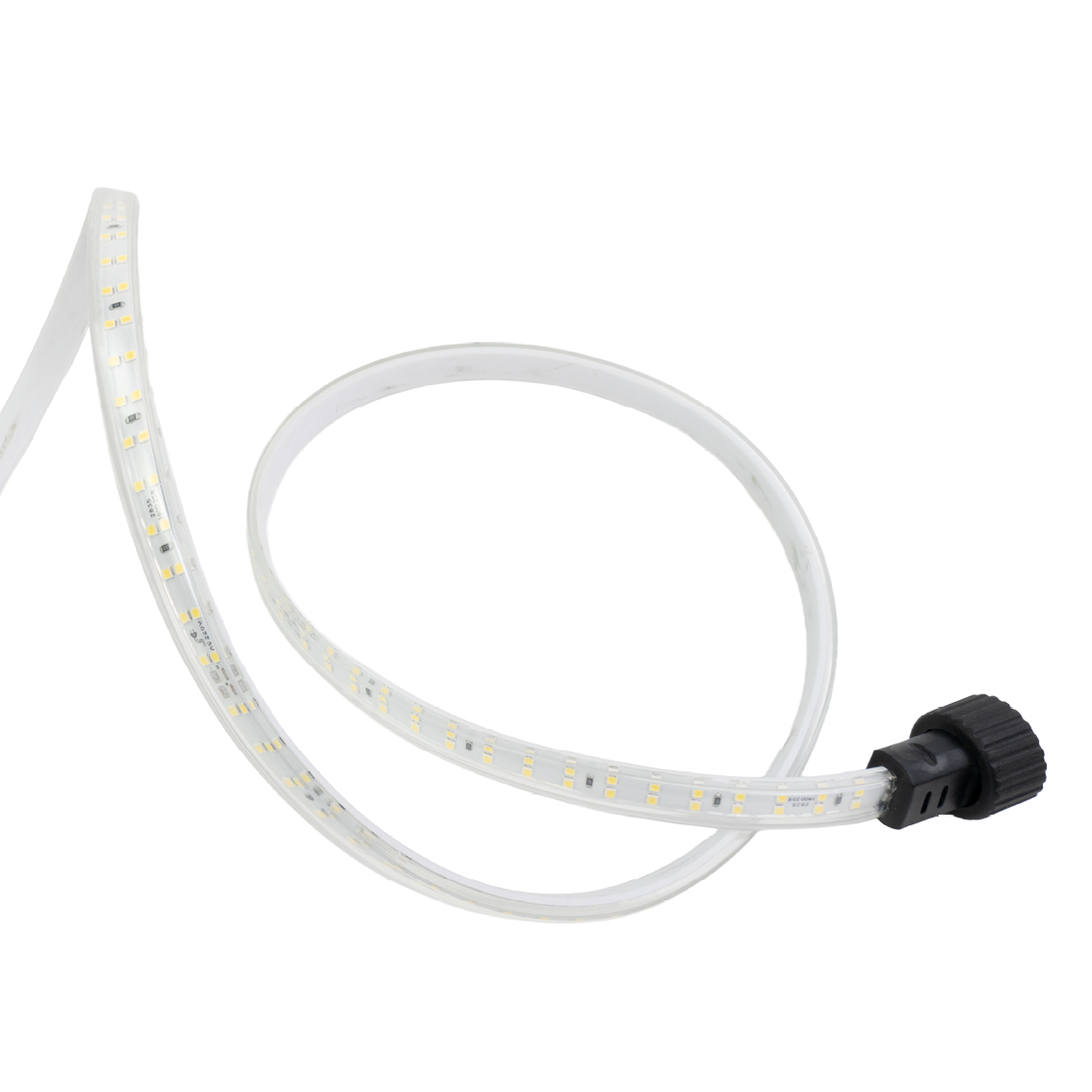 LED-Streifen, Baustrahler, 25 m, 5000 K (neutralweiß), IP65-wassergeschützt, 1000 lm/m, 180 LED/m, 220 V AC, EU-Stecker, Lichtbandtrommel, kürzbar und erweiterbar, Außen/Innen