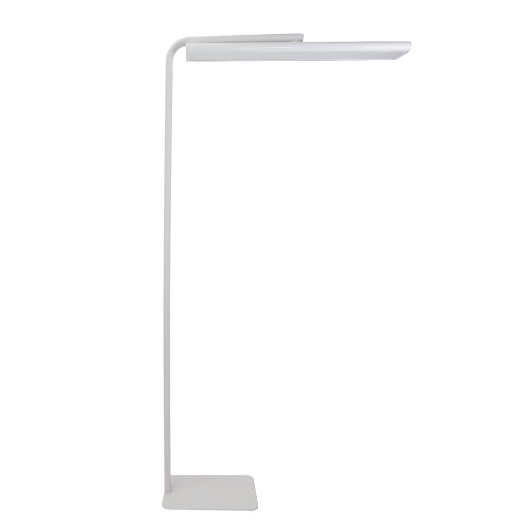LED-Büro-Stehleuchte, Up/Down, UGR<16, CRI98, dimmbar, 60 W, 1887 x 840 x 370 mm, 3500 lm, weiß