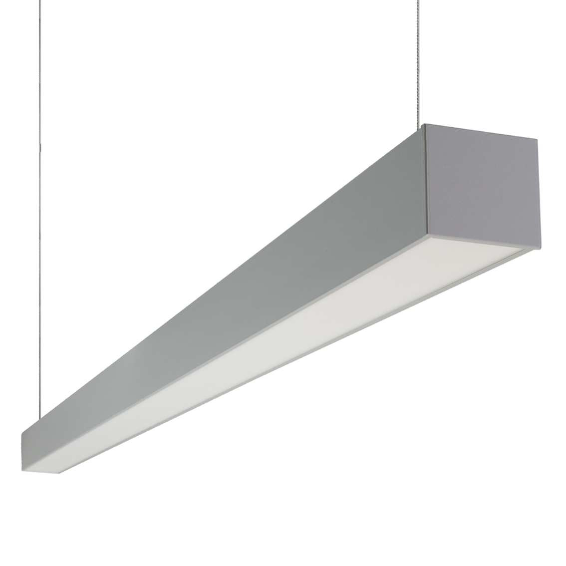 LED Büro-/Tresenleuchte, in Grau, 120 cm, 40W, 4800 lm, 3000-6500 K (CCT), EAGLERISE Netzteil