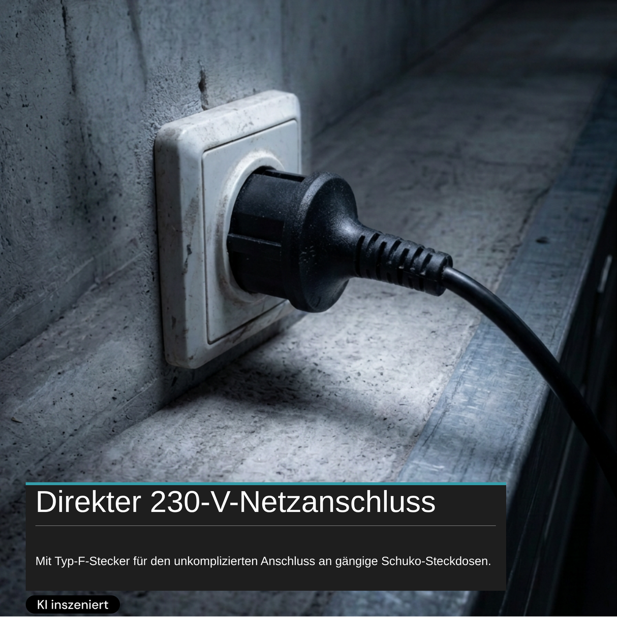 Netzkabel Typ F für LX700110, LX700111, LX700112.