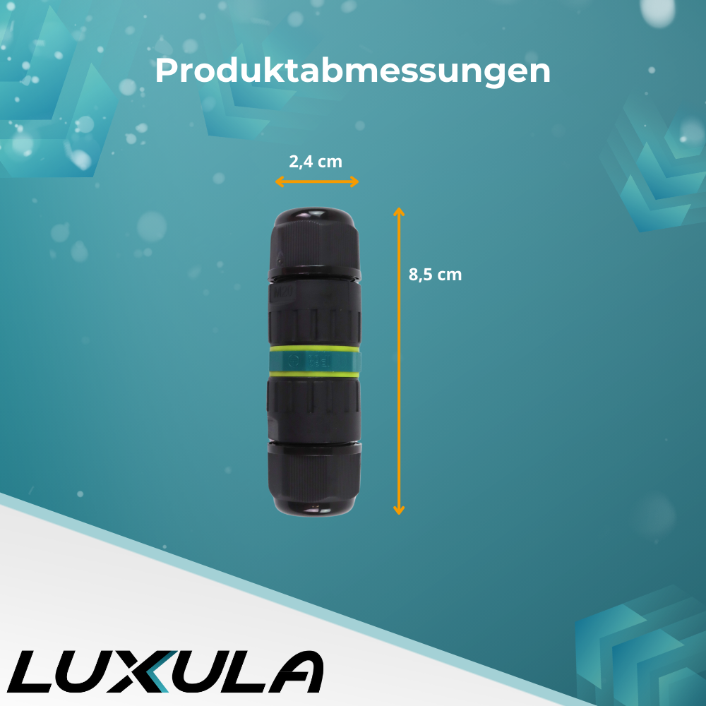 Kabelschnellverbinder 3-polig, IP68-wasserdicht, 450V, 24A.