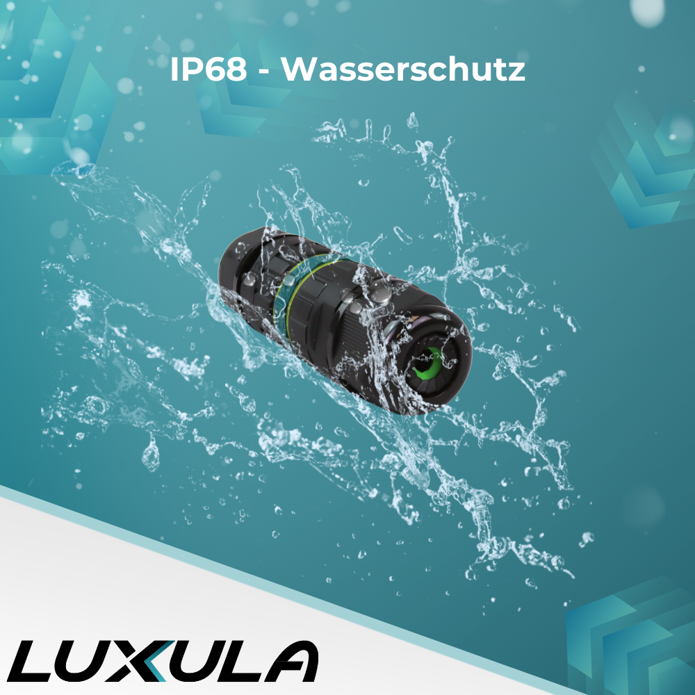 Kabelschnellverbinder 3-polig, IP68-wasserdicht, 450V, 24A.