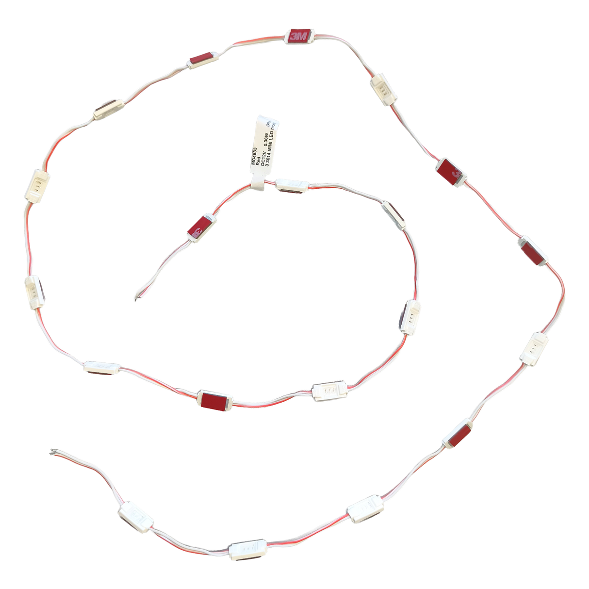 LED-SMD 3 Modul, 3014, 0,36 W, 30 lm, IP65, rote Lichtfarbe