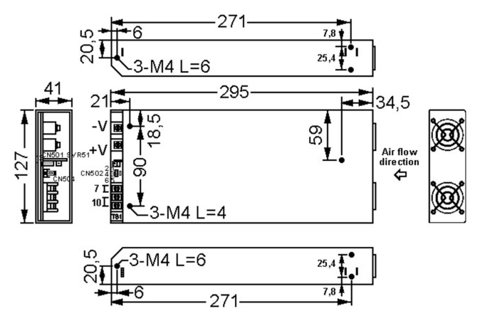 LED Schaltnetzteil, 2000W, 48V