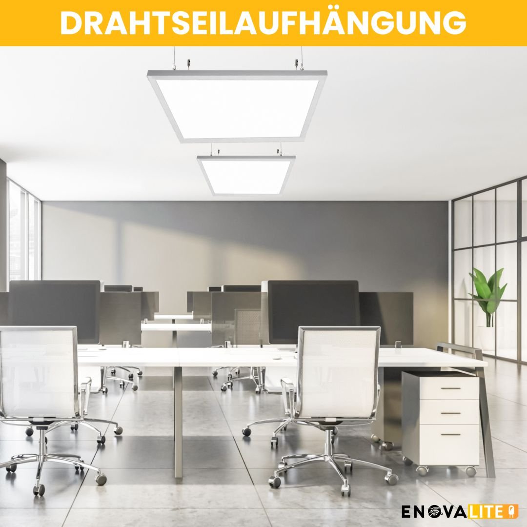 4er Pack LED Panel, 62x62 cm, 36 W, 3600 lm, 4000 K, UGR<19,Philips Driver.