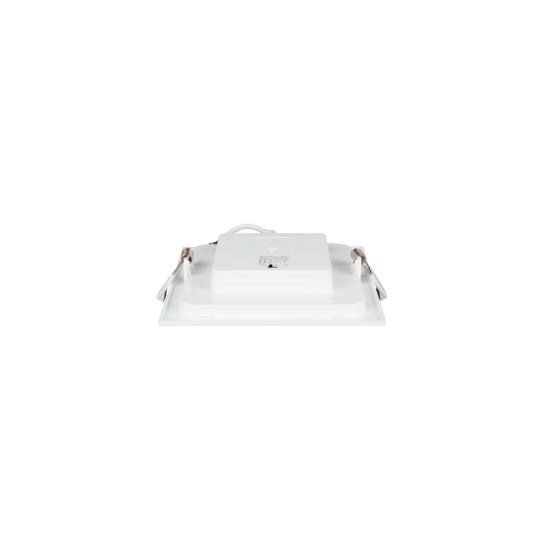 6er Set LED CCT Downlight, 12W, 1190 lm, 165x32mm, 3000-4000-6000K einstellbar, mit Diffusor, eckig.