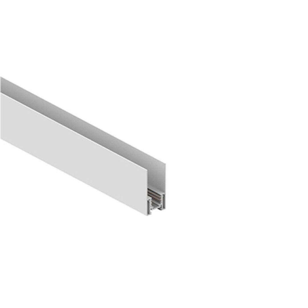 LED-Aufbau-Schienensystem, R35, 3-Phasen, magnetisch, weiß, 1 m.