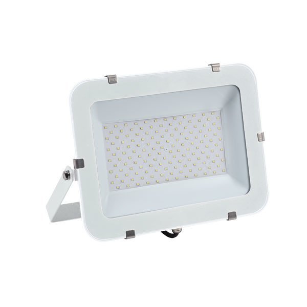 LED-Fluter, 200 W, 24000 lm, slim, weiß, IP65, 4500 K (neutralweiß).