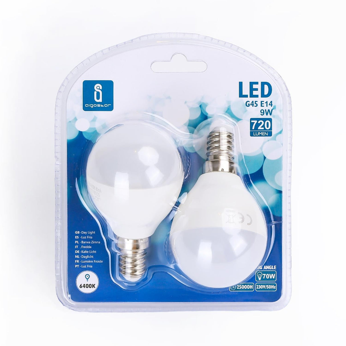 LED Leuchtmittel, E14, 9 W, 840 lm, 6400 K, 2 Stk. | lichttechnik24line.com.