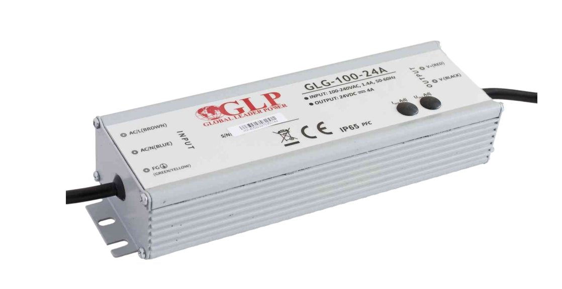 LED-Netzteil, 100,8 W, 24 V DC, 4,2 A, IP65, CV+CC.
