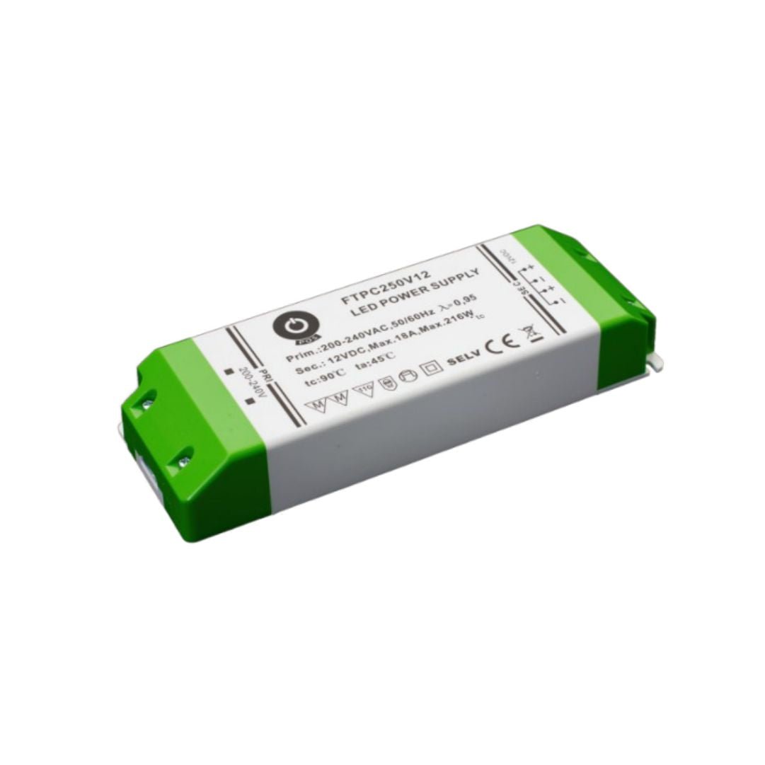 LED-Netzteil, 12 V / 18 A, 216 W.