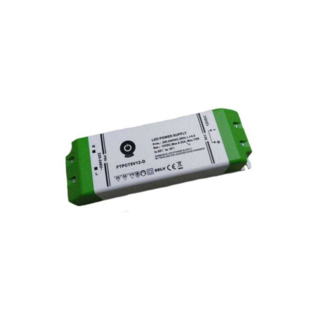 LED-Netzteil, 75W, 12V, Dimmbar.