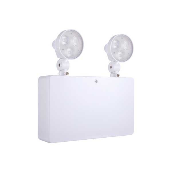 LED-Notfallbeleuchtung, Twin-Spot 3W, Notbeleuchtung, 6000K, 280 lm.