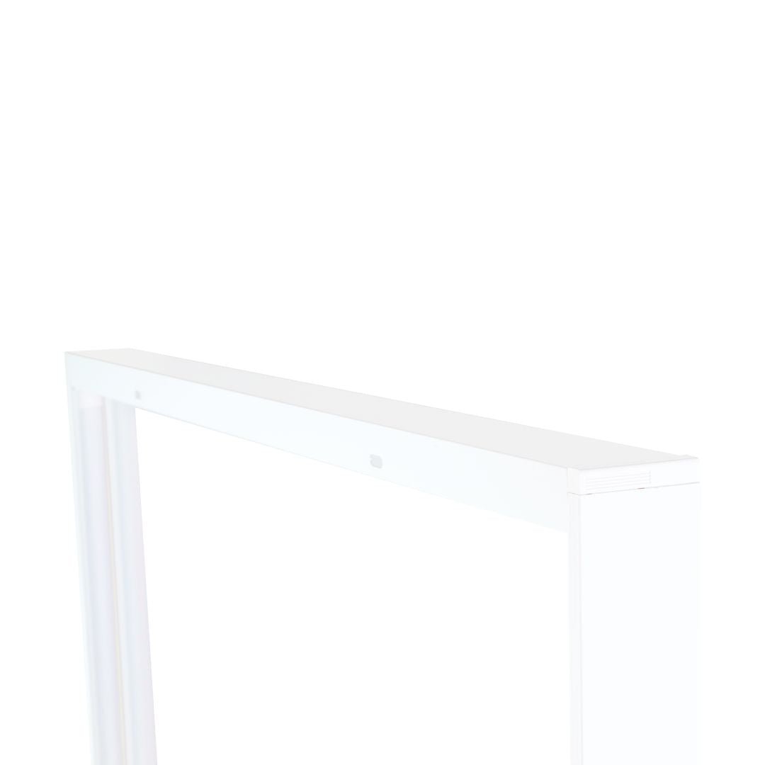 Aufbaurahmen für Backlit LED-Panel 120x30 cm, steckbar, weiß.