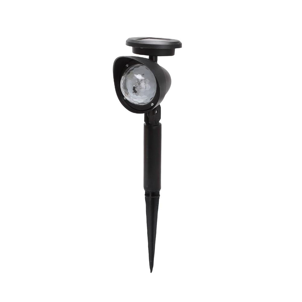 LED-Solargartenspot, Erdspießleuchte mit Farbwechsel.