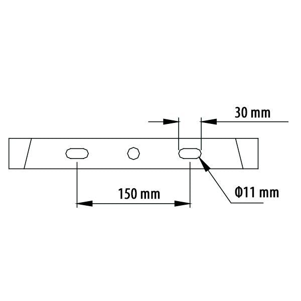 LED-Stadion-Flutlicht, 150 W, 100-240 V, 5700 K, IP65.