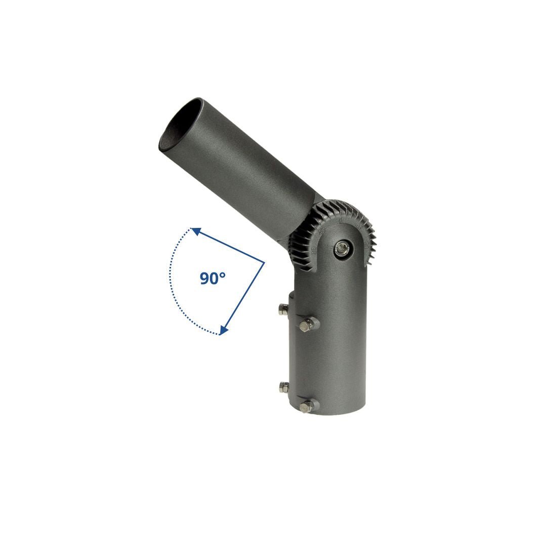 LED Straßenleuchtenhalterung Adapter, einstellbar, 60mm.