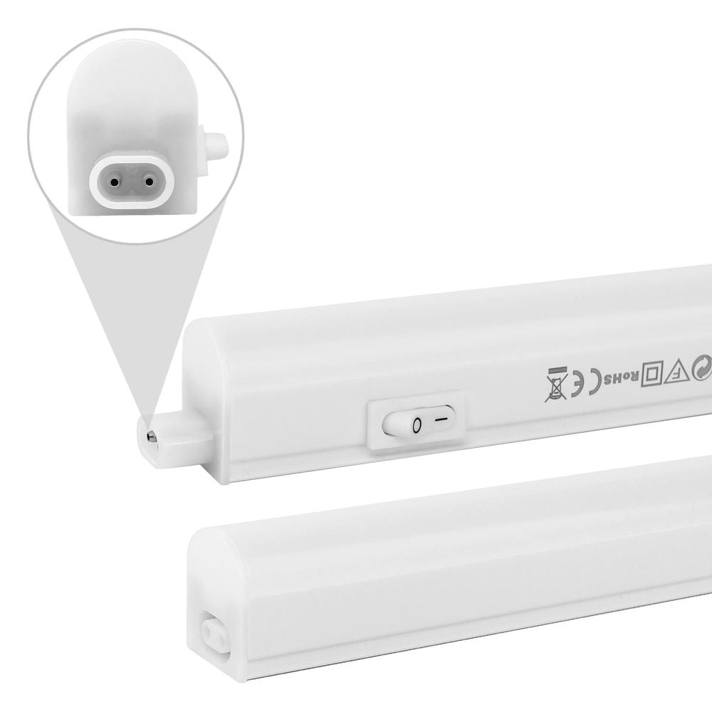 LED Unterbauleuchte, T5, 60 cm, 8 W, 960 lm, 120 lm/W, 4000 K.