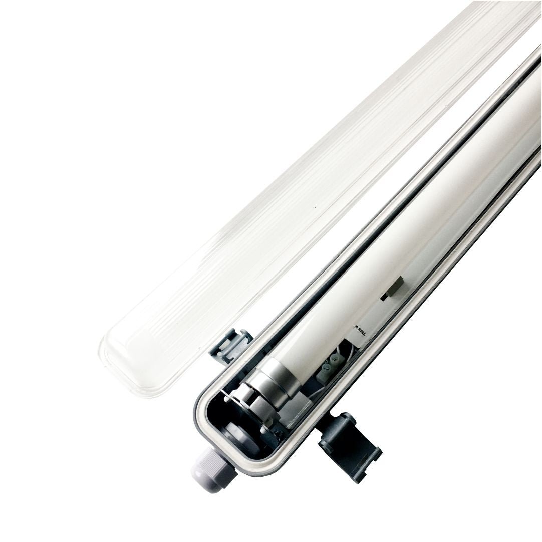 LED-Wannenleuchte, 22 W, 2000 lm, 4500 K, 158,5 cm, IP65, 1 flammig.
