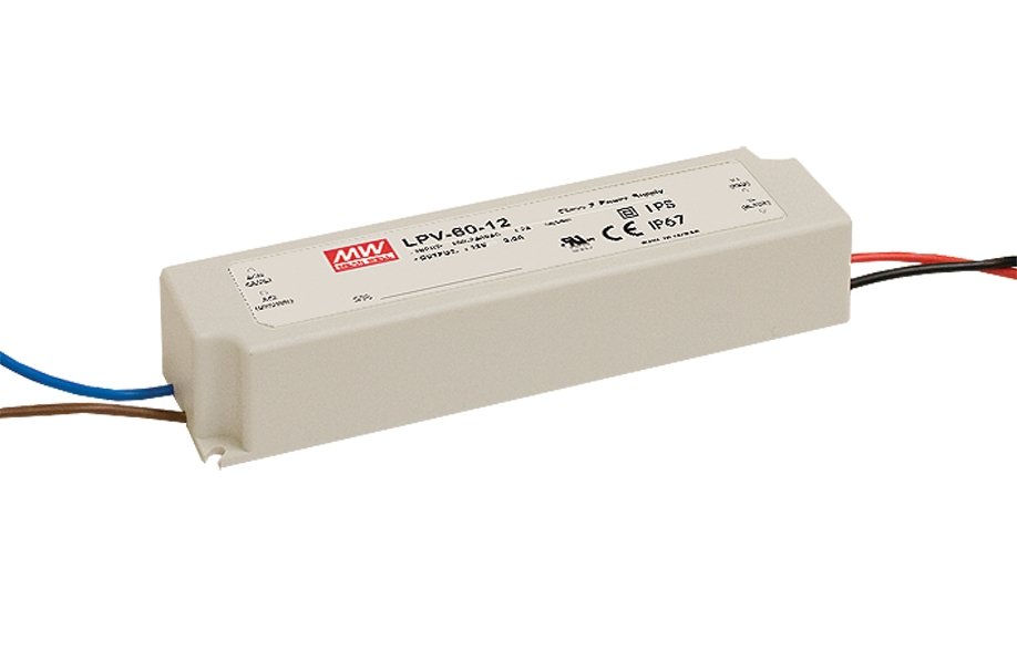 MeanWell Schaltnetzteil, LPV-60 Serie, 60W, 12V.
