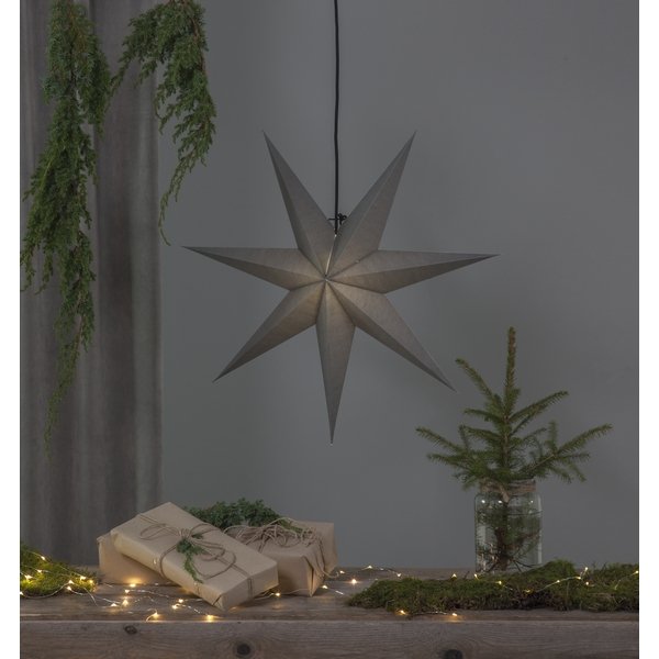 Moderner Weihnachtsstern, anthrazit.