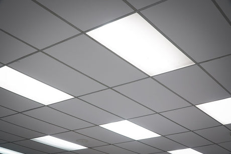 LED-Panels, Rasterleuchten.